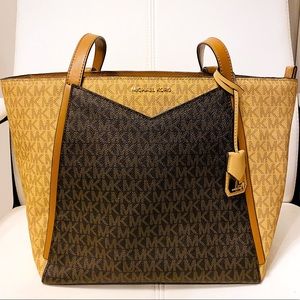 SALE 🔥 MICHAEL KORS brown & nude tote bag
